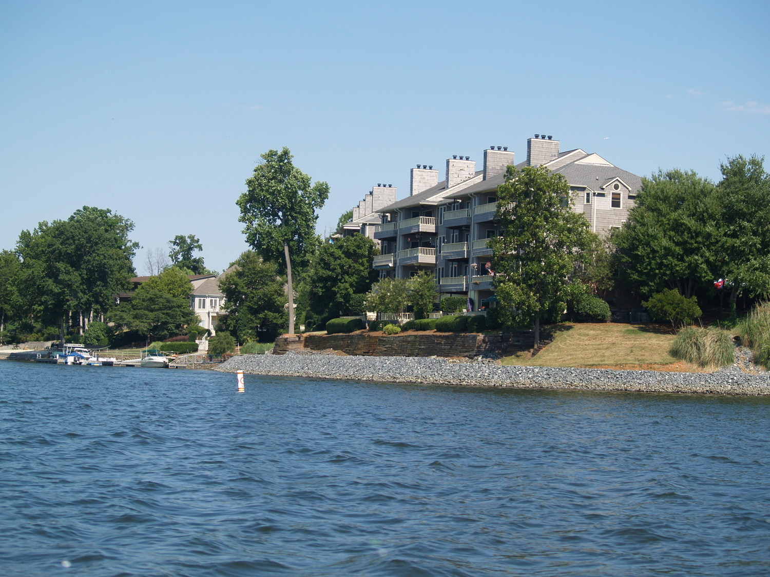 2005 - building 9816 from the lake